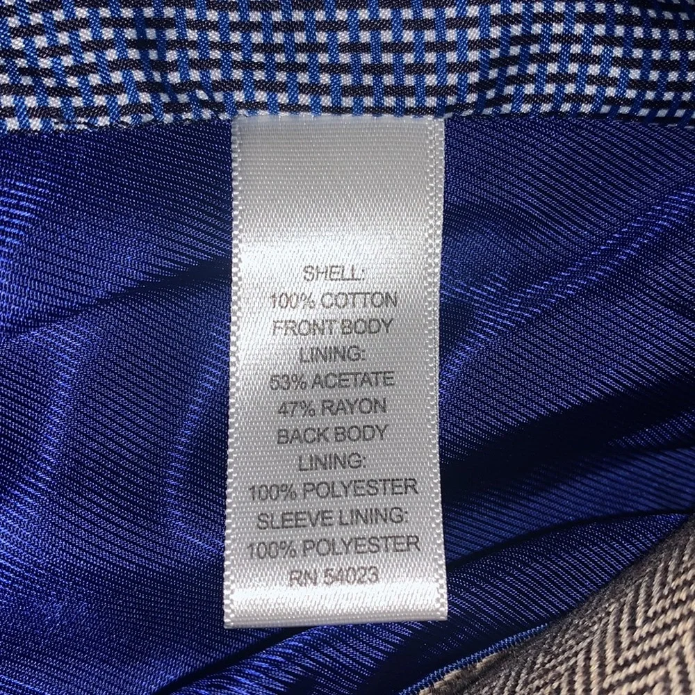 Banana Republic Two Button Cotton Sport Coat